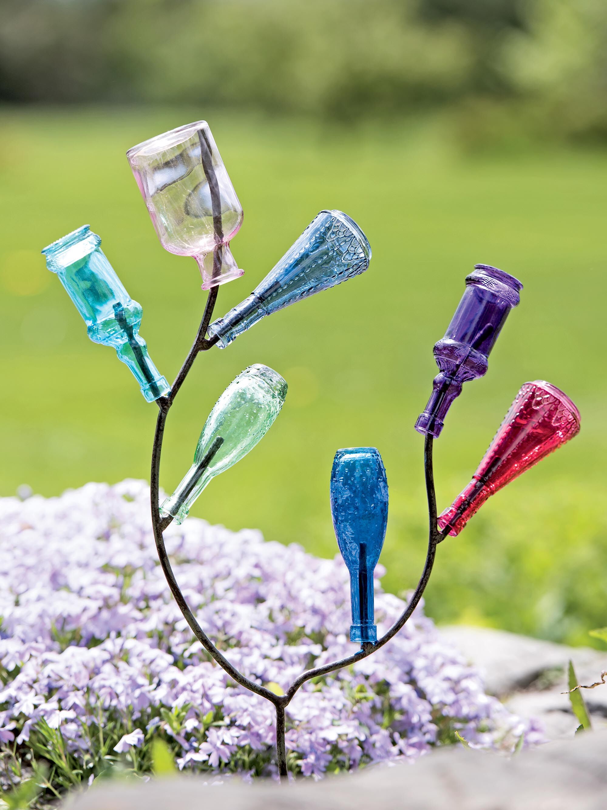 Mini Bottle Tree - Bottle Tree - Small Bottle Tree