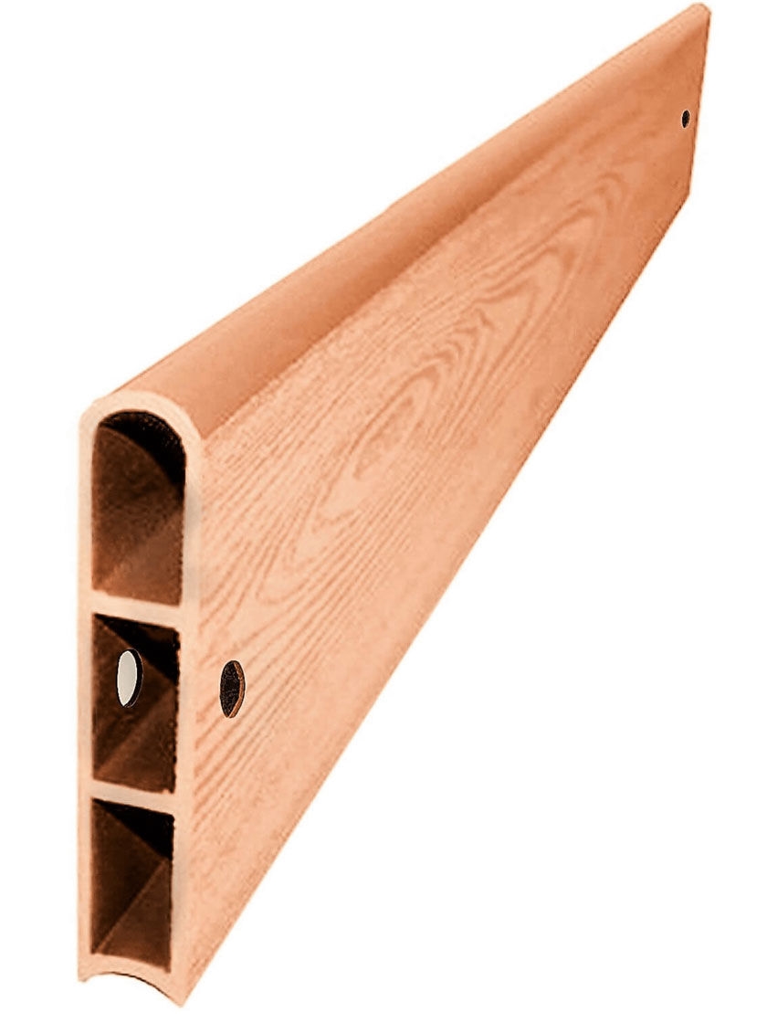 Classic Sienna Composite Raised Garden Bed Straight Board, 1"