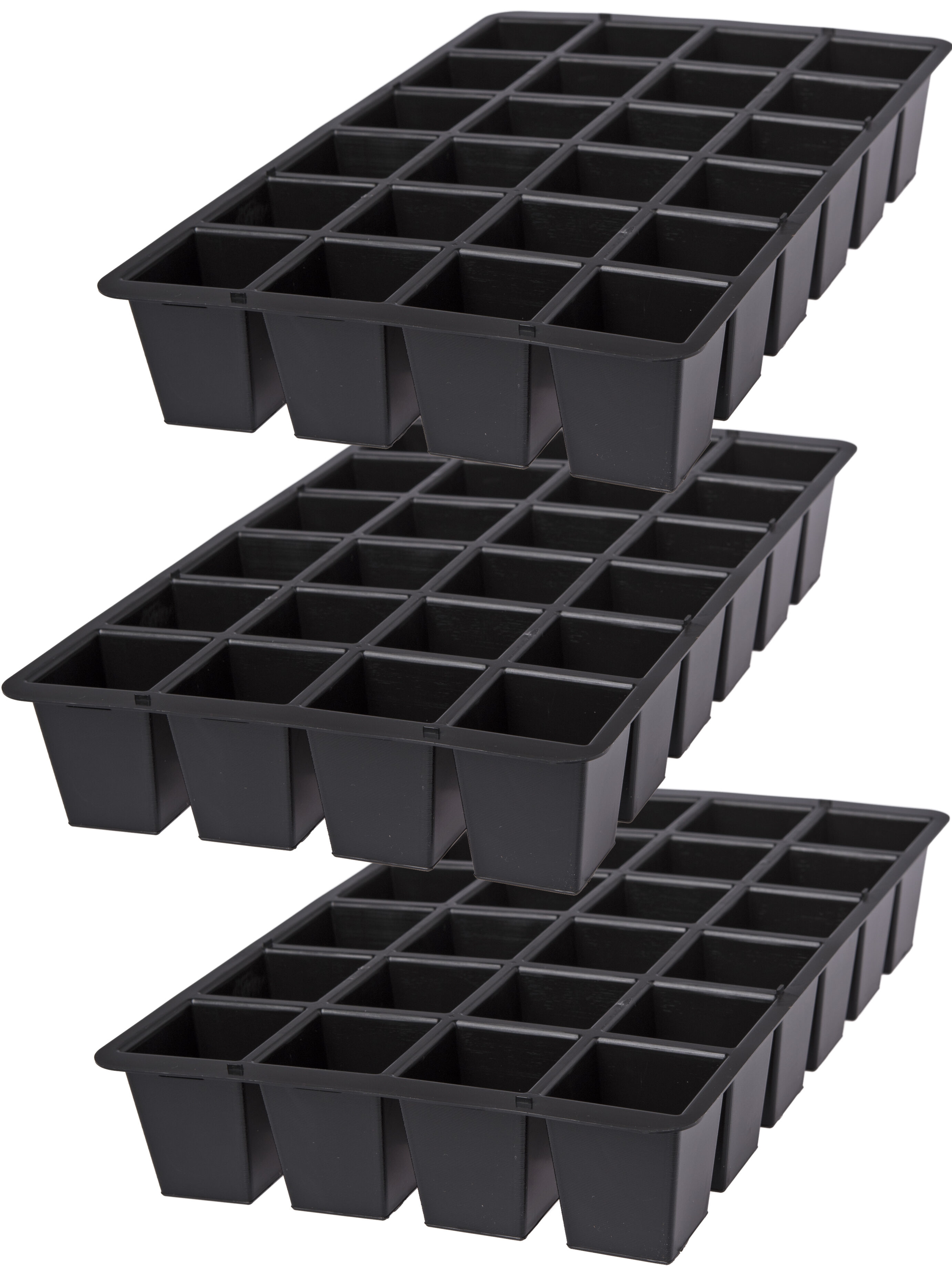 GrowEase 24 Replacement Planting Trays, Set of 3