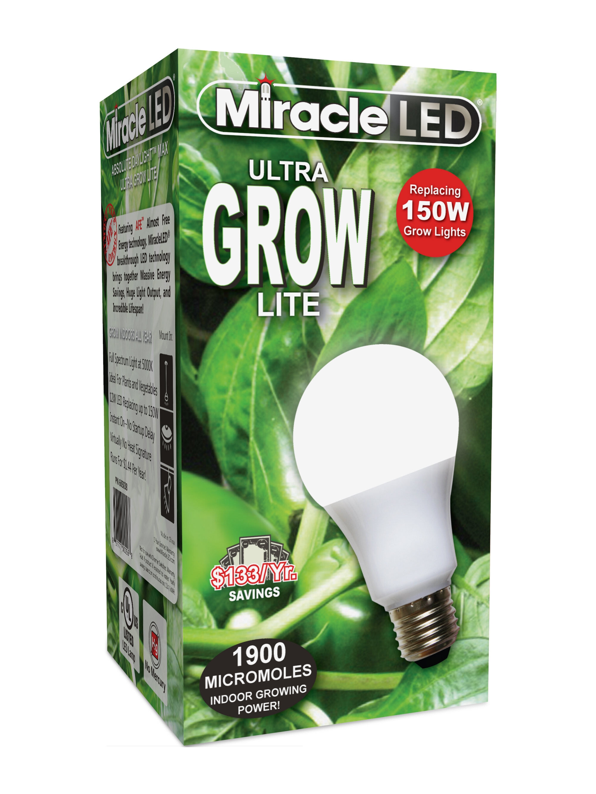 Miracle LED®  Ultra Grow Light Bulb