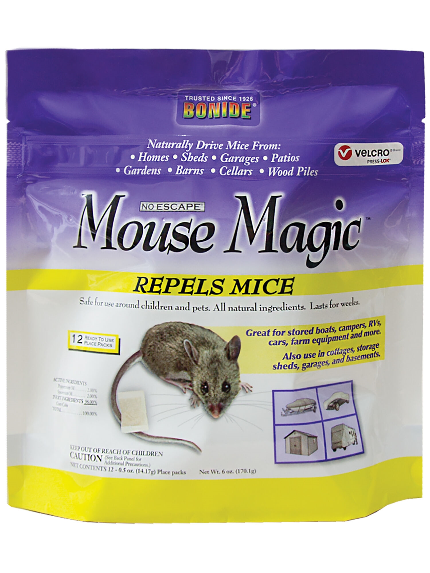 Indoor Mouse Magic Repellent, Set of 12