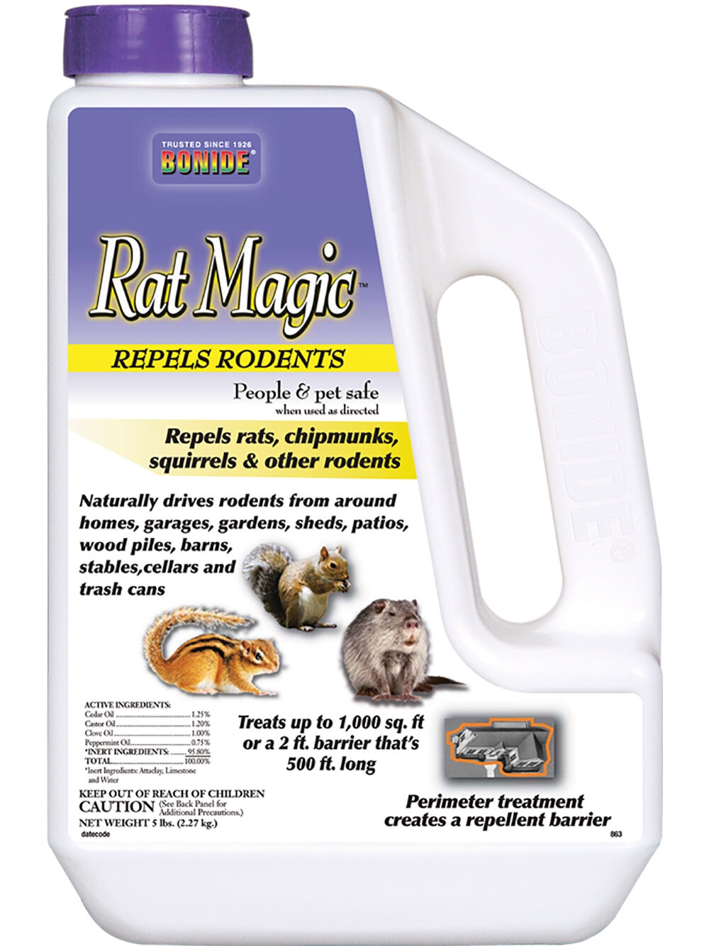 Rat Magic Repellent, 5 Lbs.