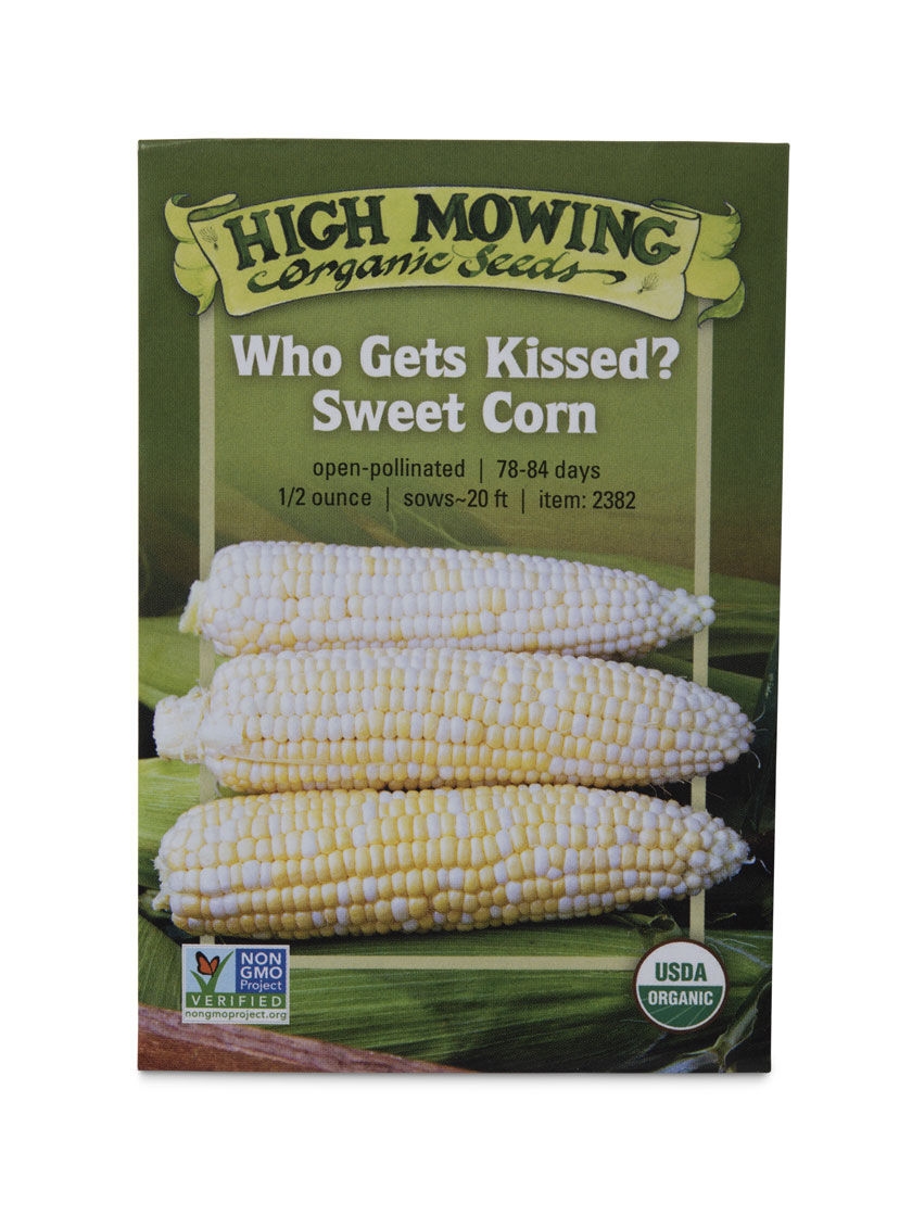 Who Gets Kissed Sweet Corn Organic Seeds