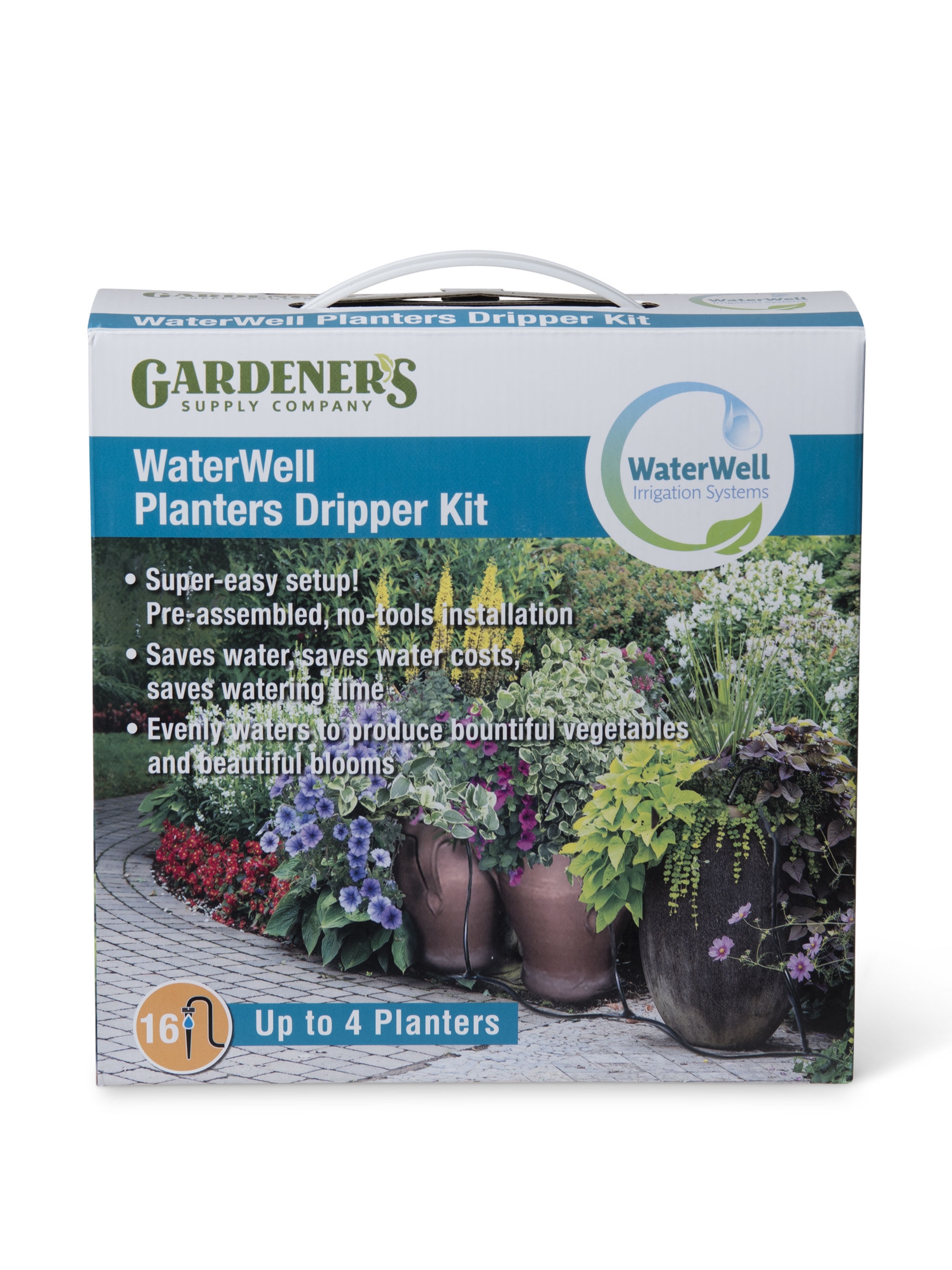 WaterWell Irrigation System Planter Dripper Kit