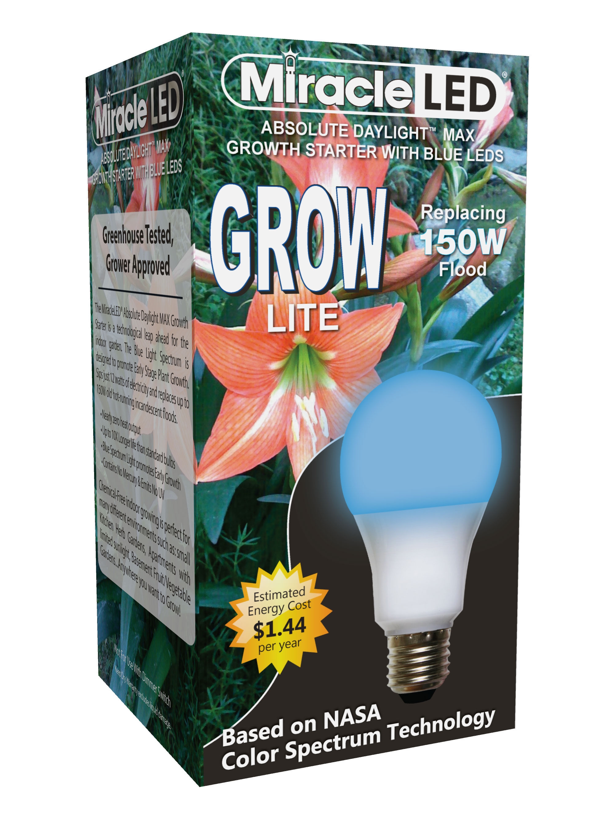 Forbyde Forberedelse komfortabel Miracle LED® Blue Grow Light Bulb | Gardener's Supply