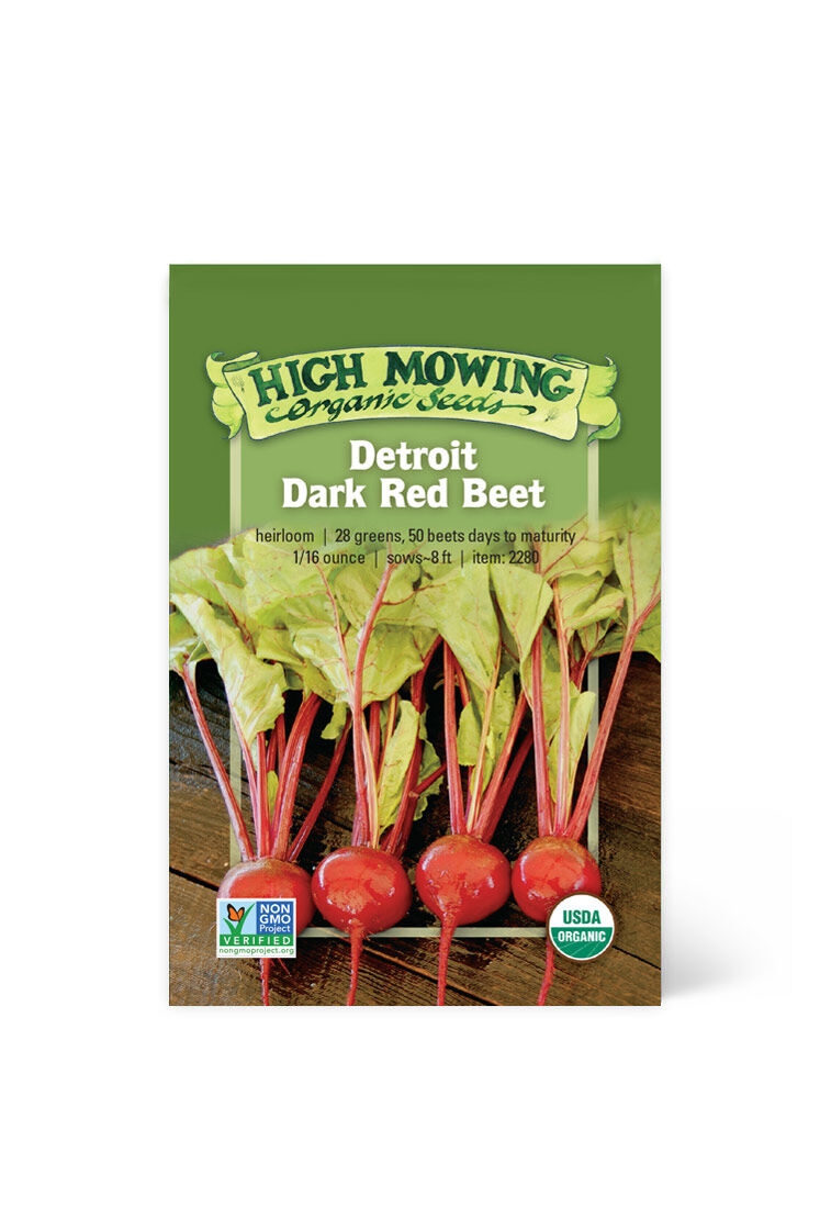Detroit Dark Red Beet Organic Seeds