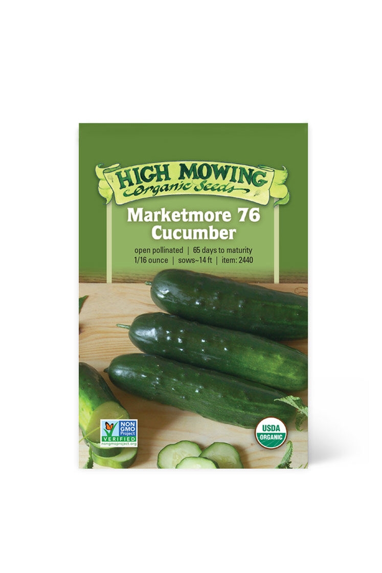 Marketmore 76 Cucumber Organic Seeds