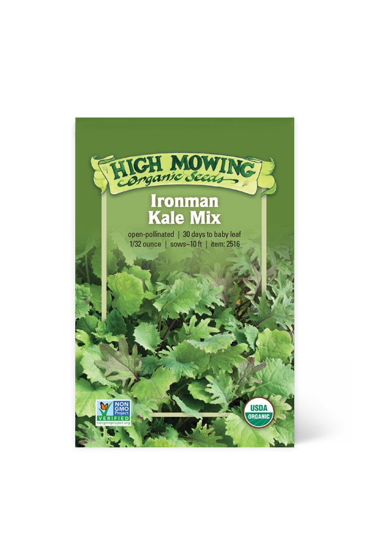 Ironman Kale Mix Organic Seeds