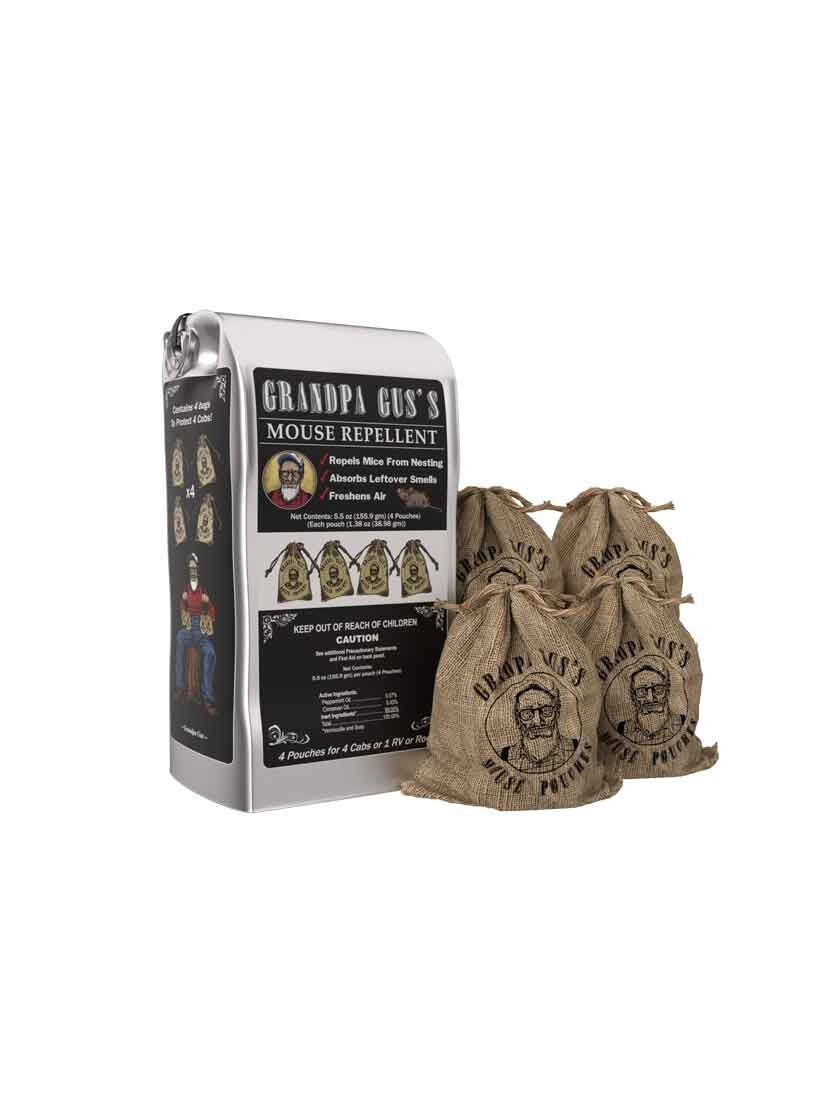Grandpa Gus's Mouse Repellent Pouches, Set of 4