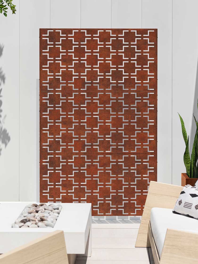 Veradek 3-Panel Privacy Screen Set, Quadra