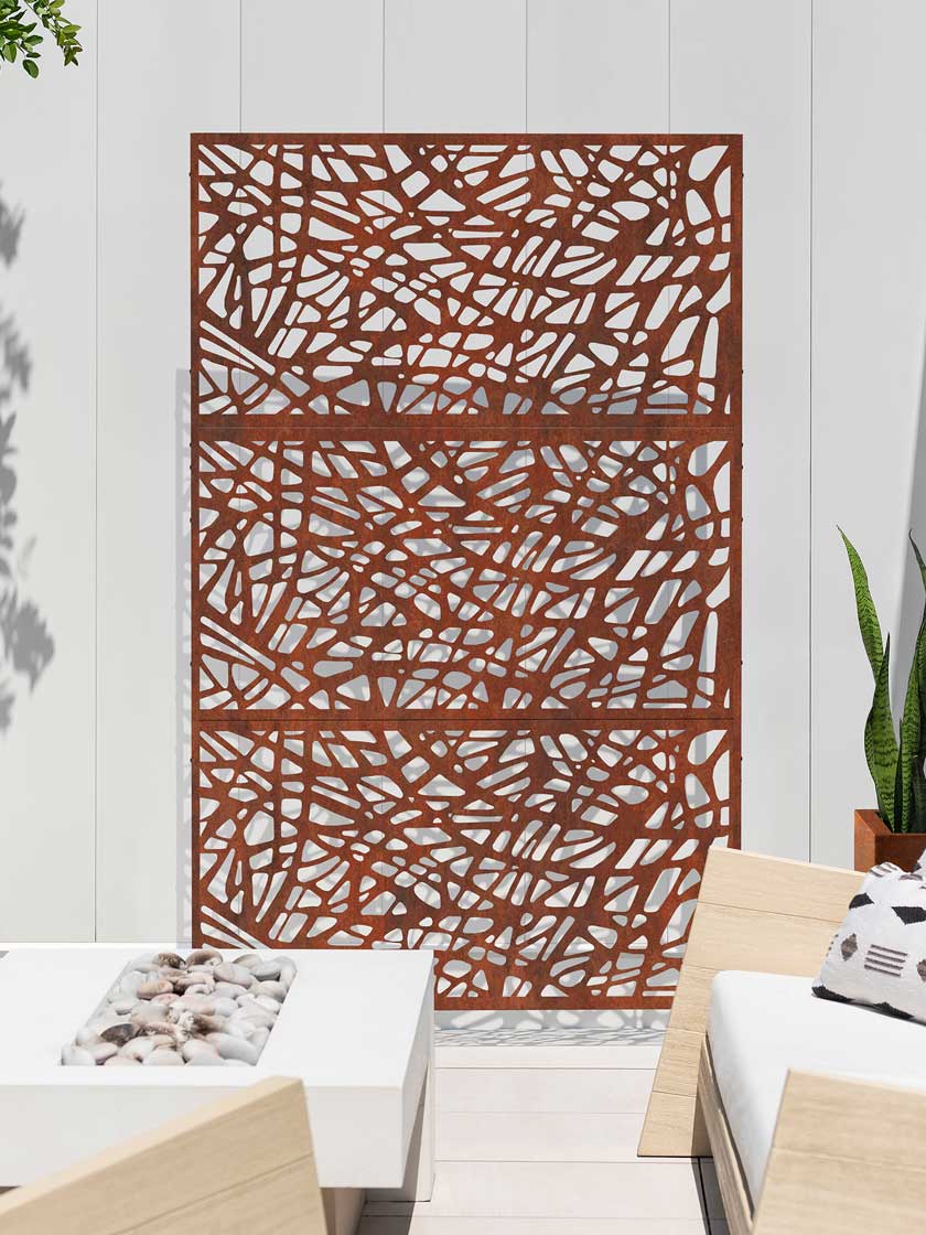 Veradek 3-Panel Privacy Screen Set, Web