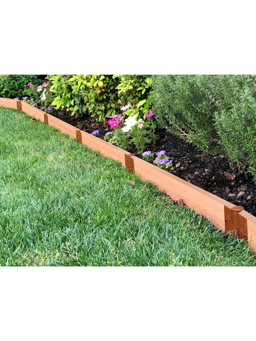 Straight Landscape Edging Kit with 2" Boards