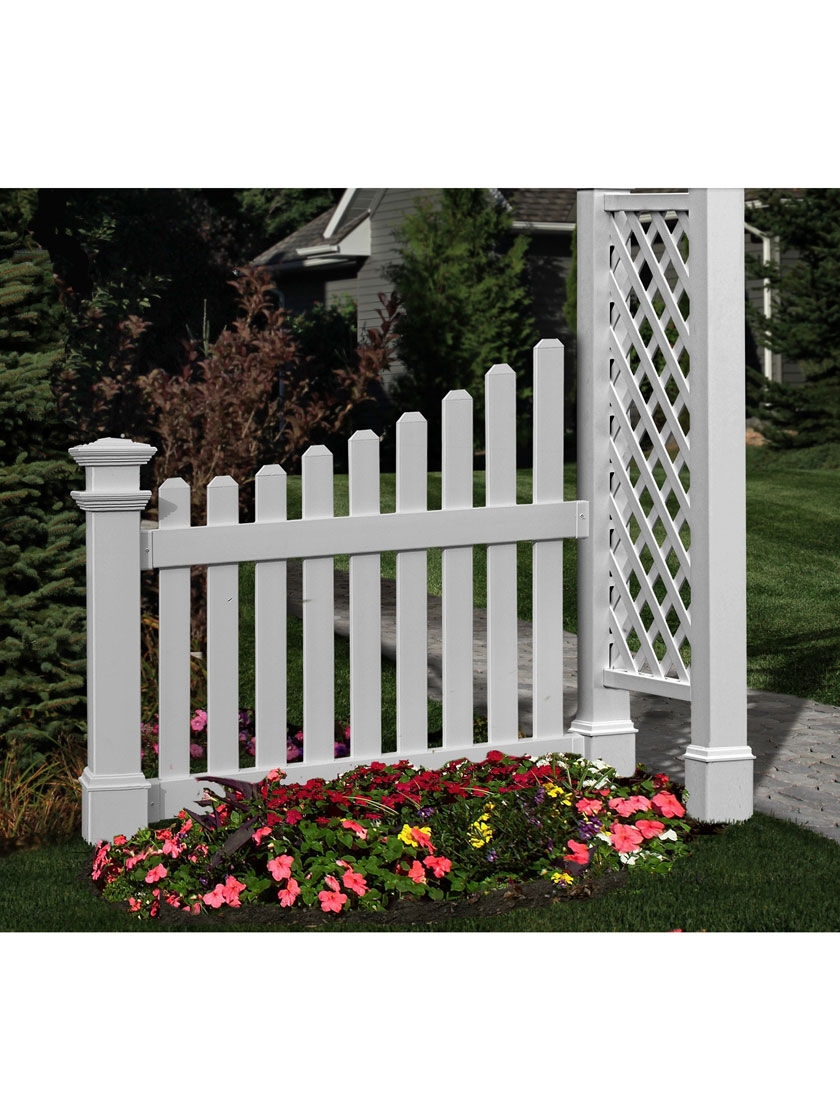 Cottage Vinyl Picket Wings