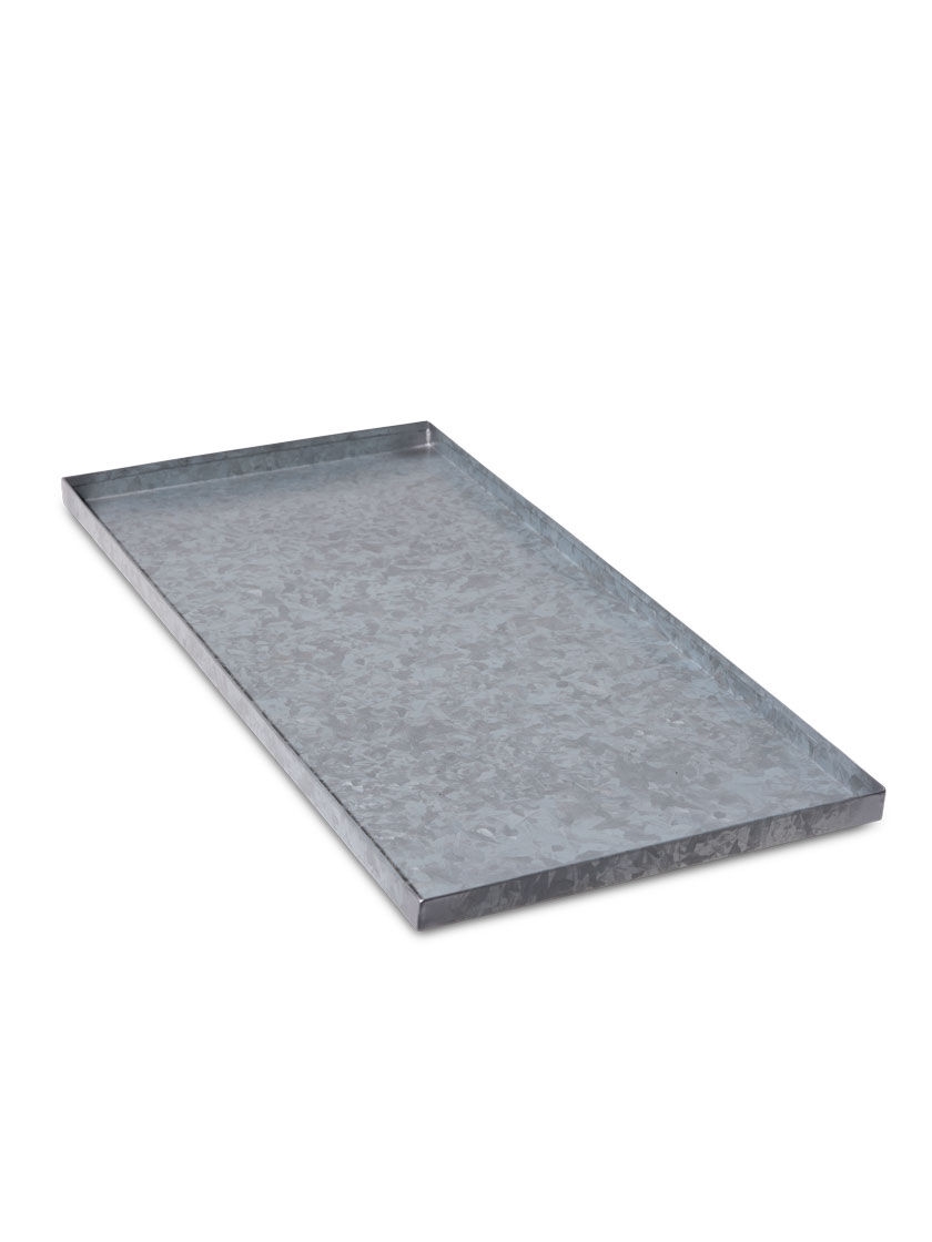 Galvanized Tray for Bamboo Mini LED Grow Light Garden