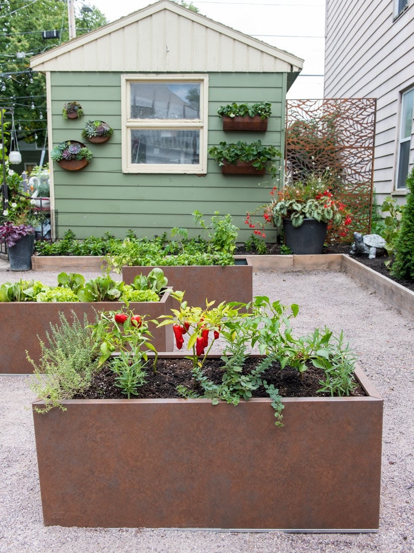 Better Metal Planter Box   Trough Planter   Gardener's Supply