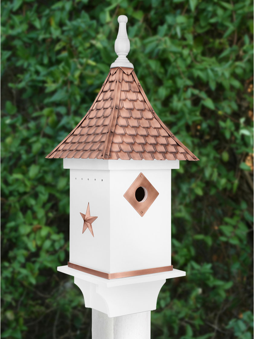 Villa Copper Shingle Bird House