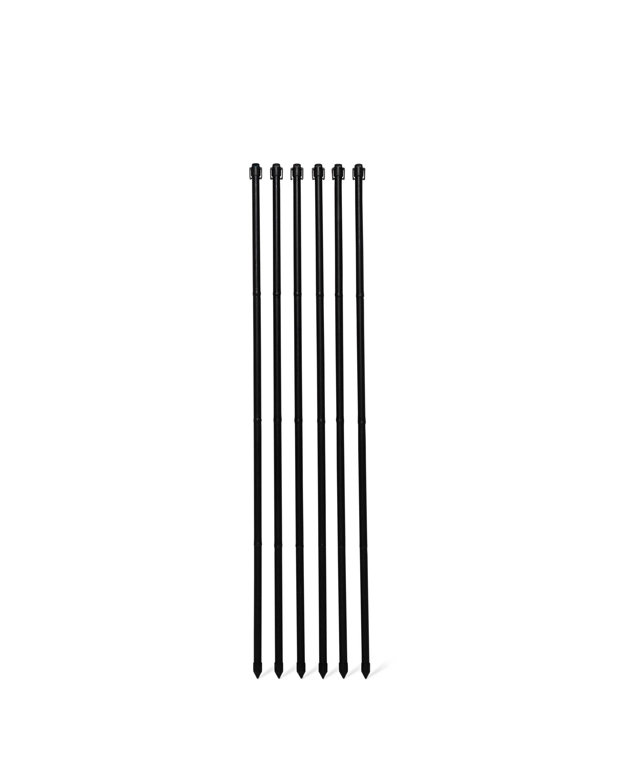 4' Fence Stakes with Clips, Set of 6