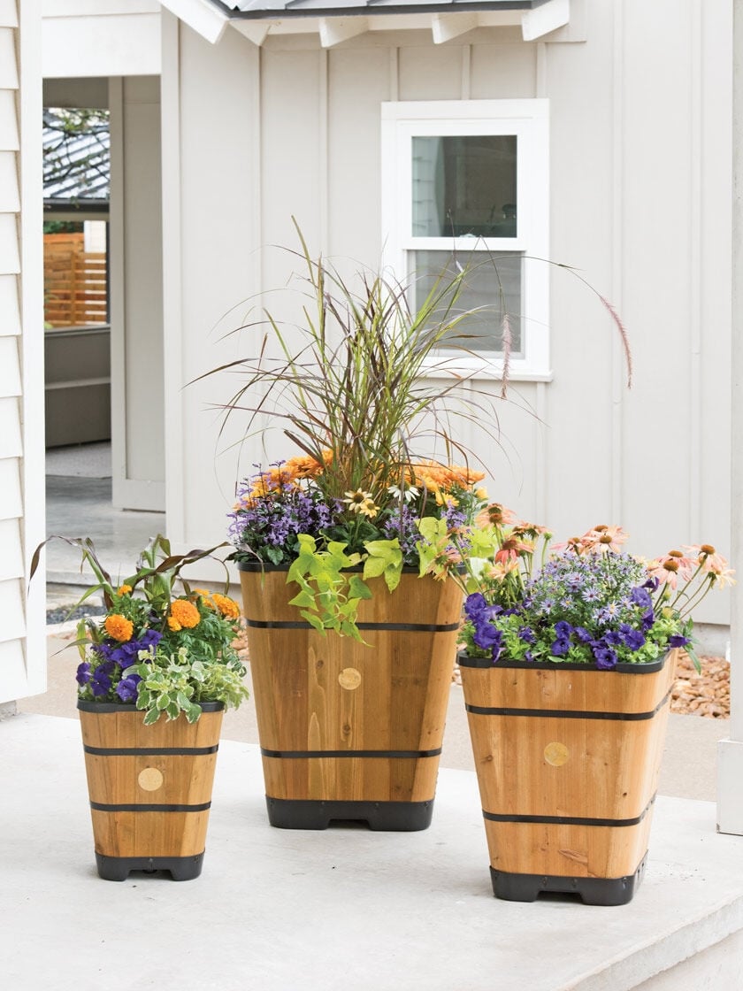 VegTrug Tapered Square Planter, 12"