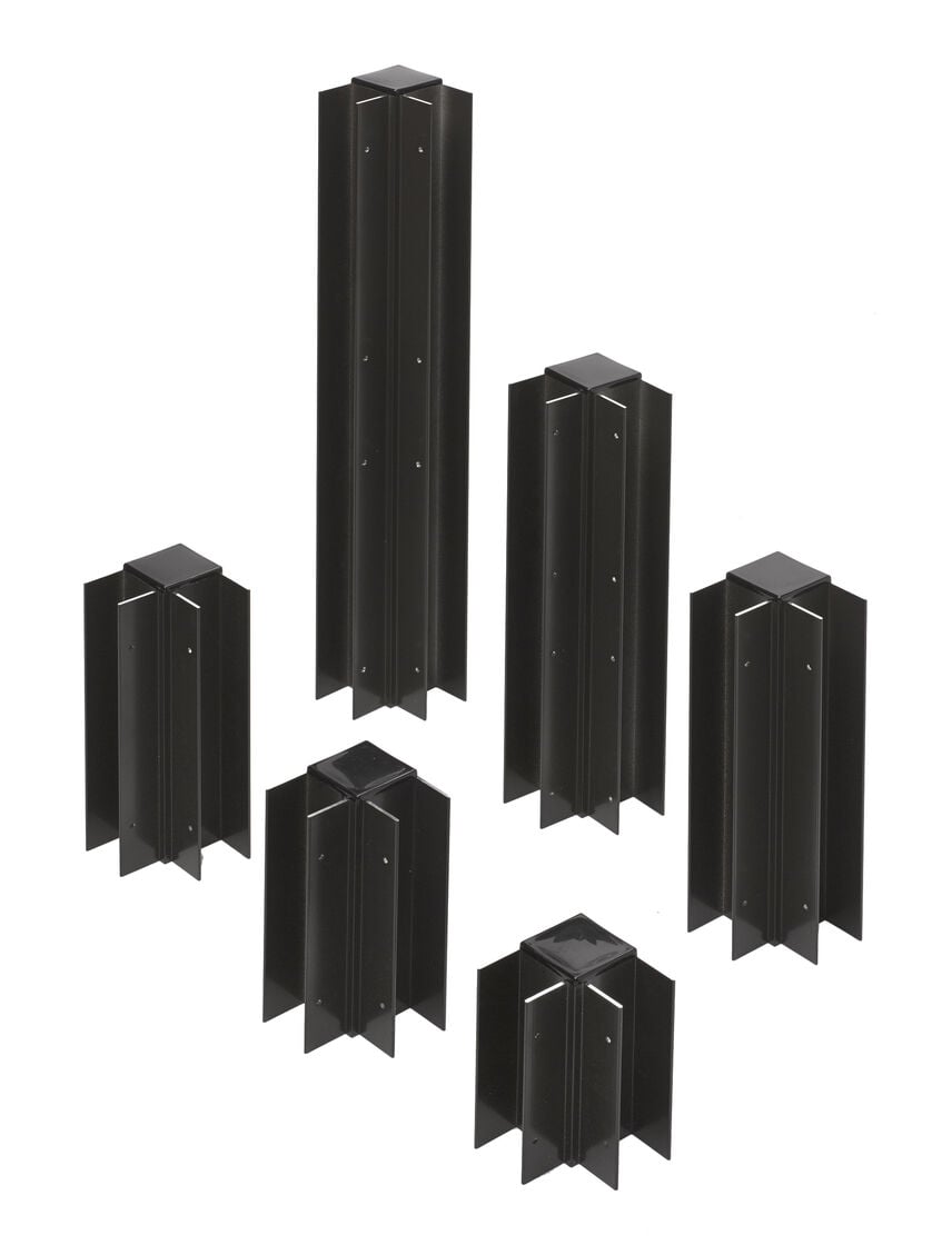 GARDENTHERAPY Raised Garden Bed Corner Bracket Connectors for Flower Beds or Planter Box Set of 4 for 8 to 12 Beds 