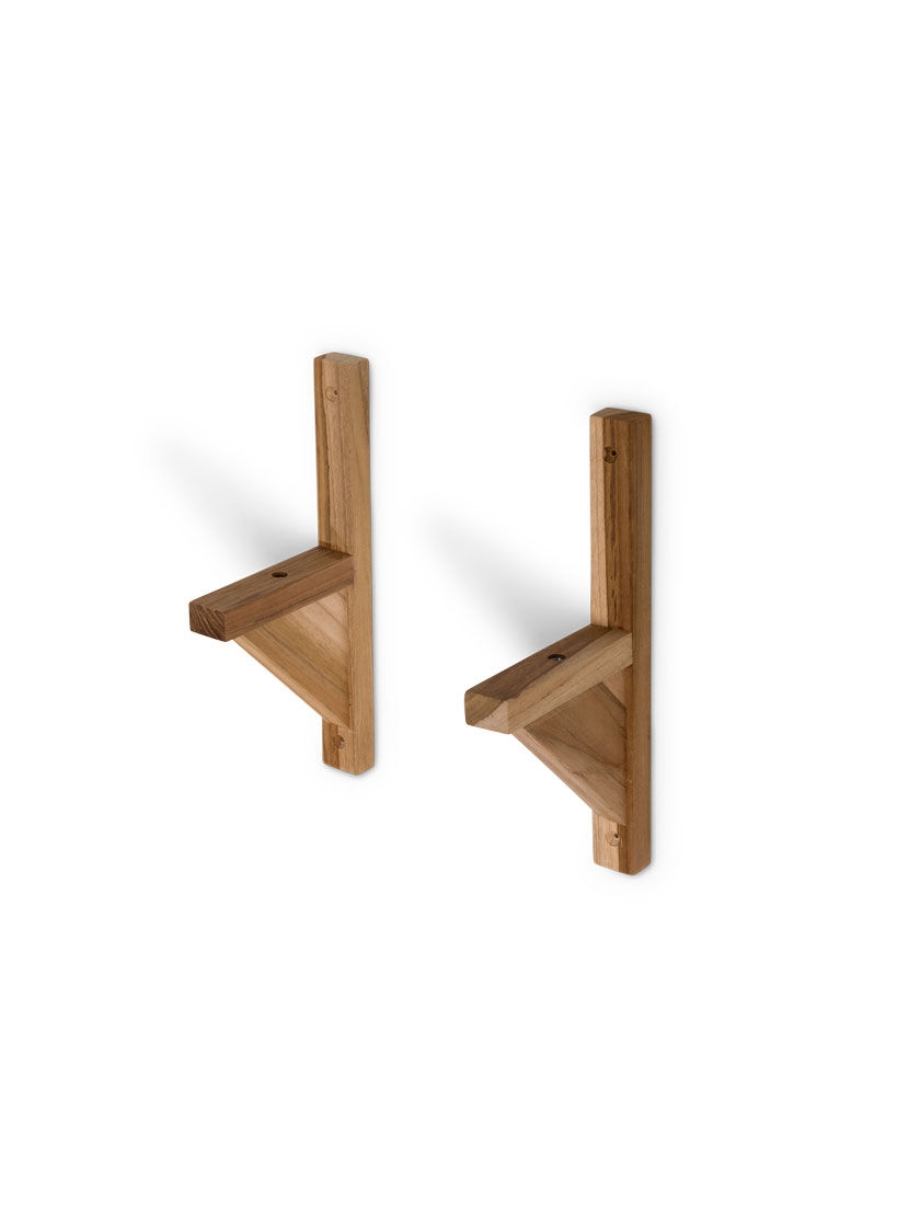 Teak Window Box Brackets