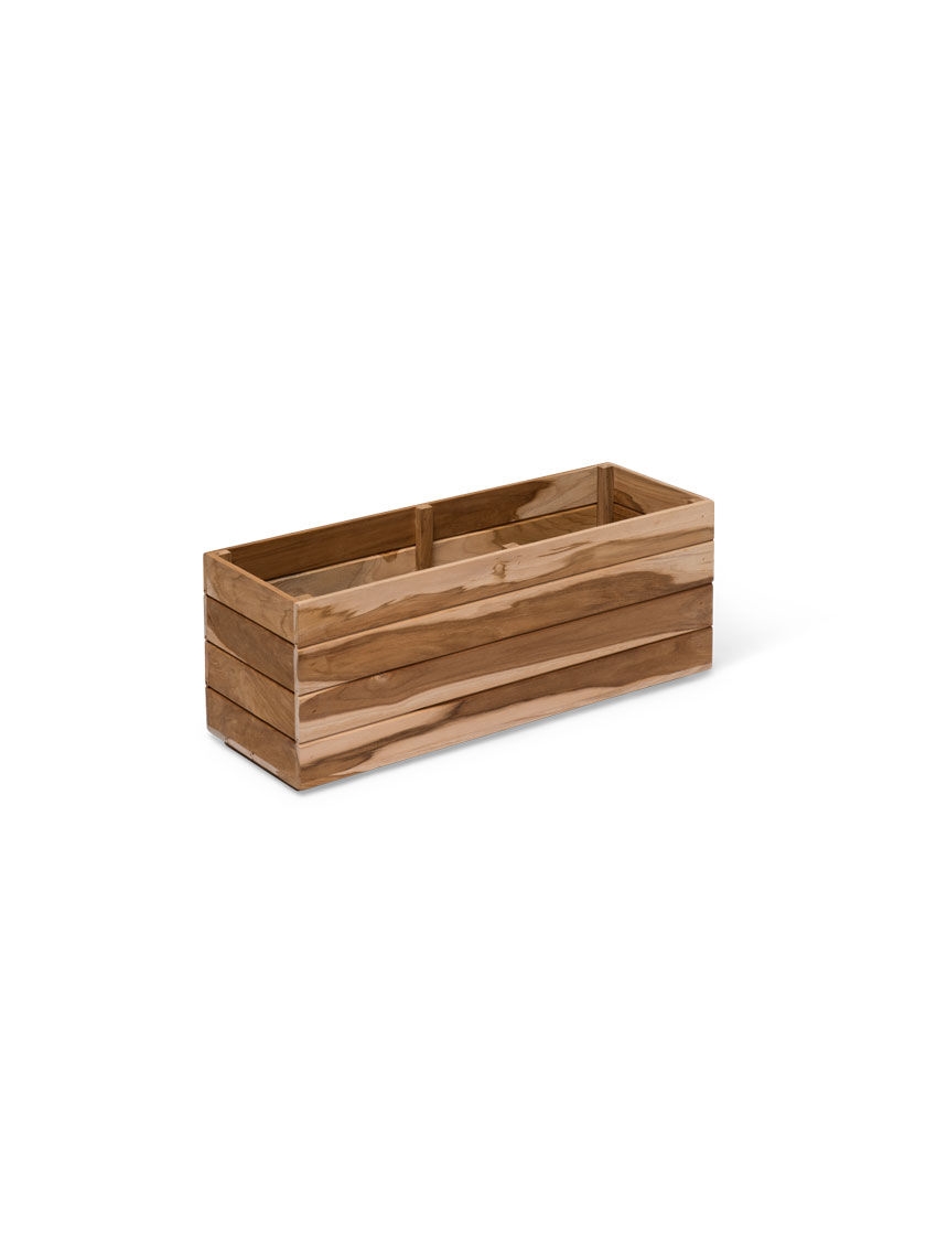 Teak Window Boxes, 8"