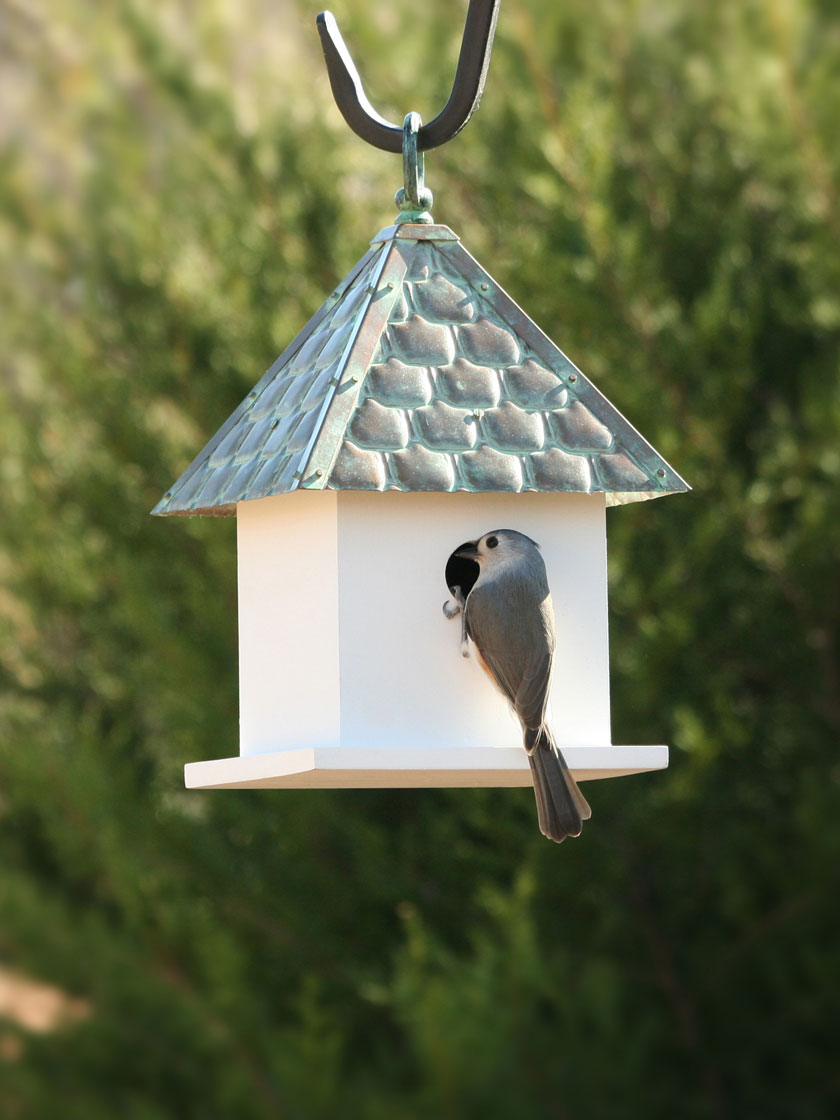 Bird House Bungalow with Verdigris Copper Roof