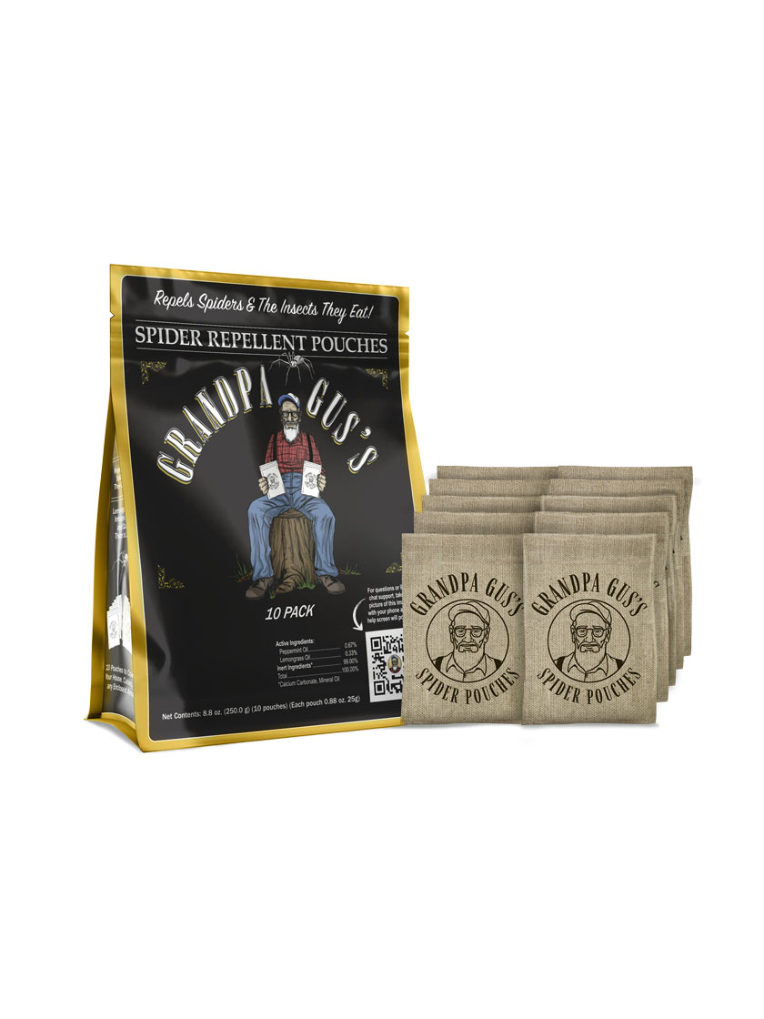 Spider Repellent Pouches, Set of 10