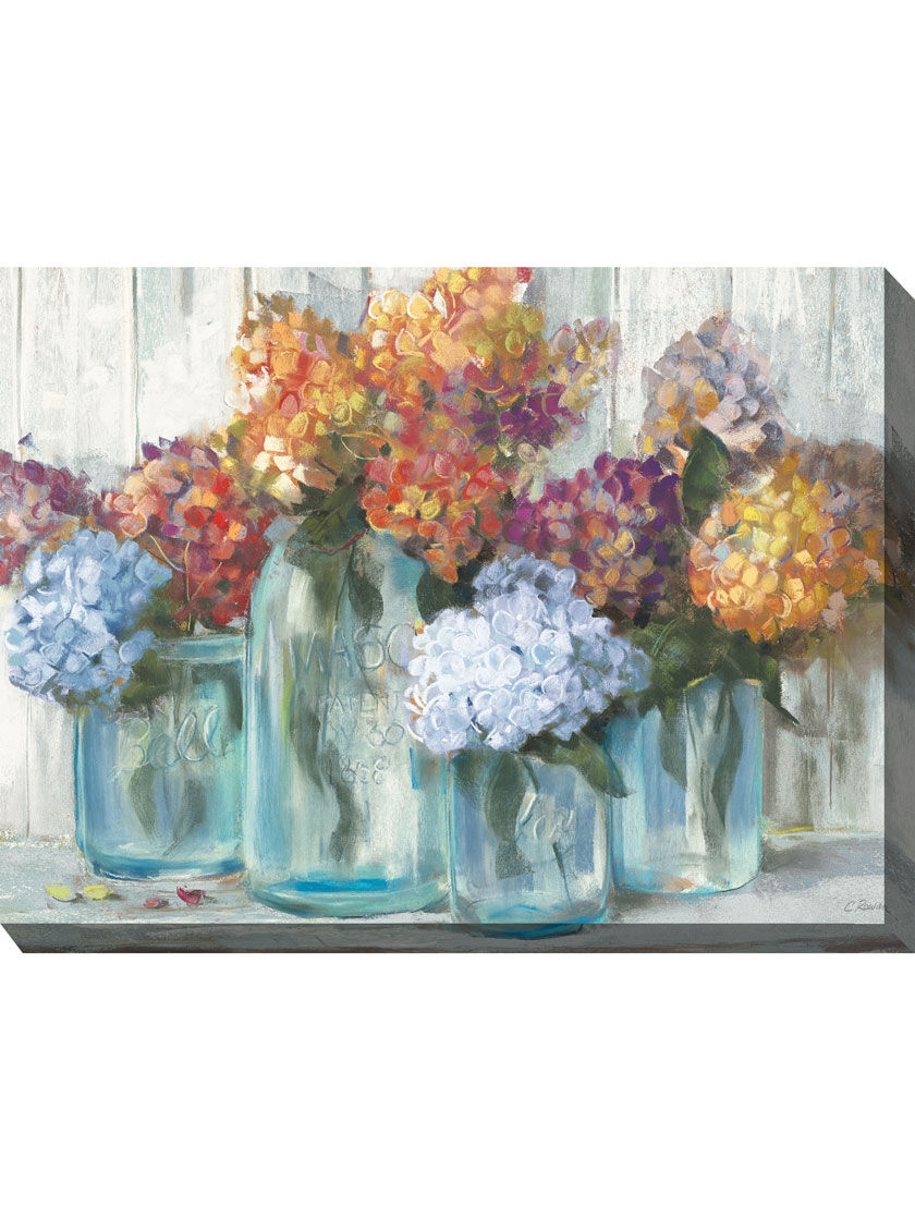 Mason Jars Outdoor Wall Art,