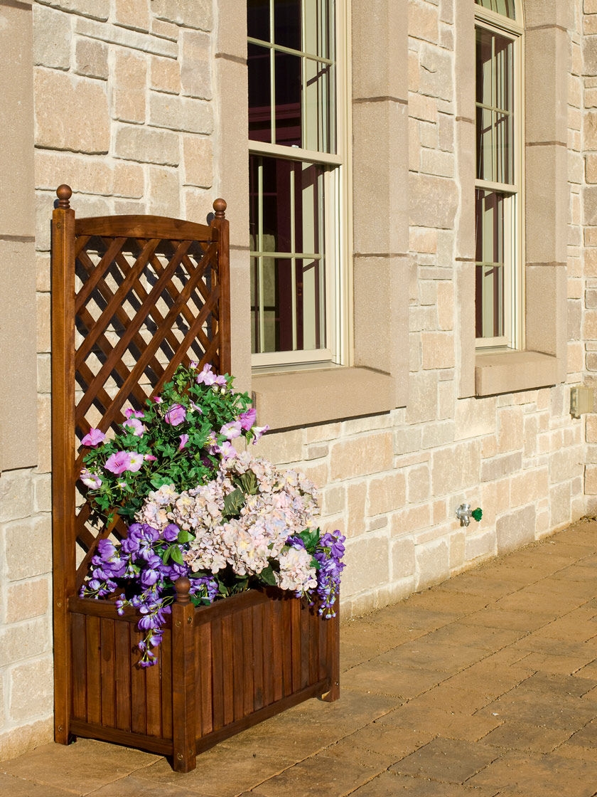 Lexington Planters with Trellis