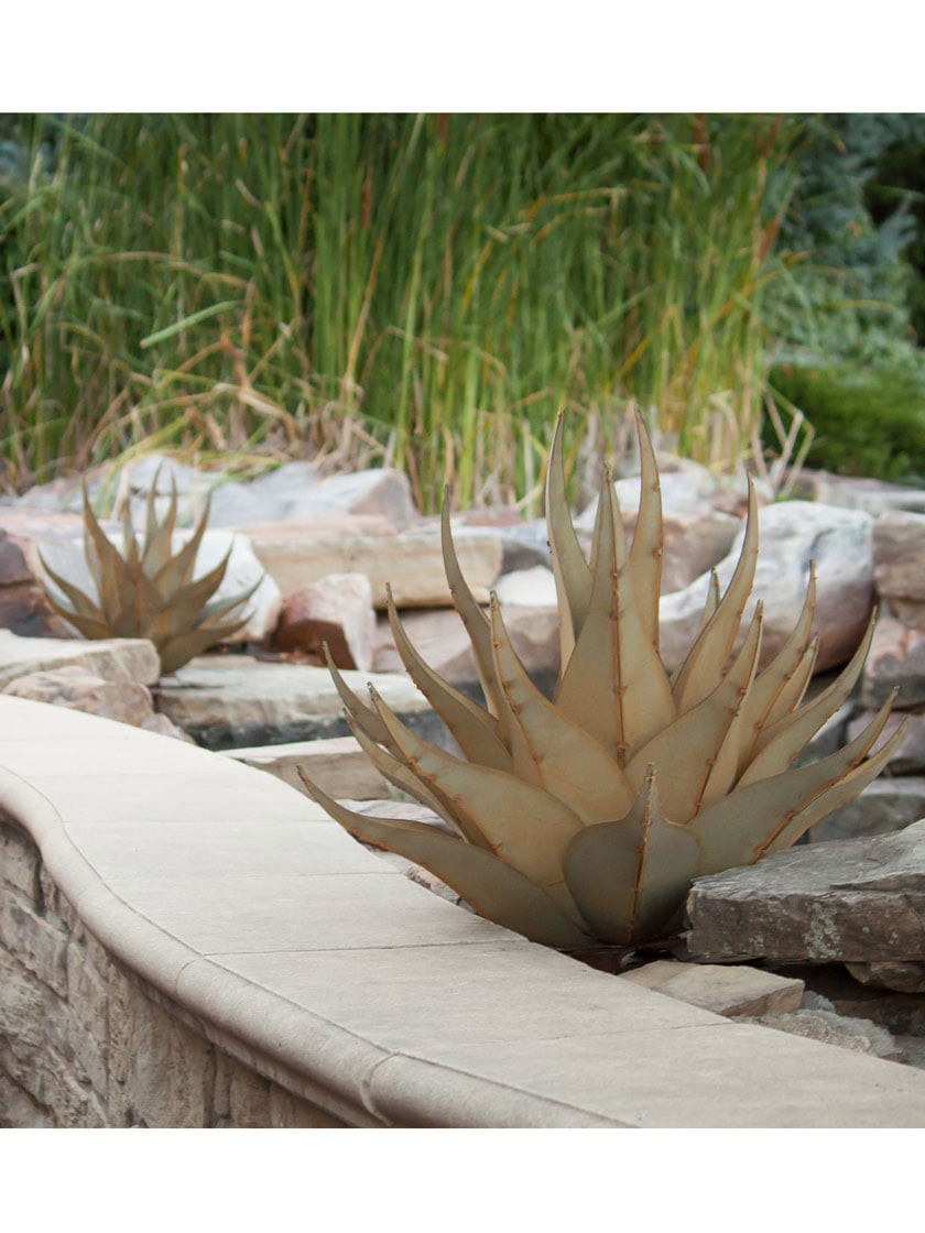 Desert Steel Sharkskin Agave Sculpture Desert Steel Sharkskin Agave Sculpture