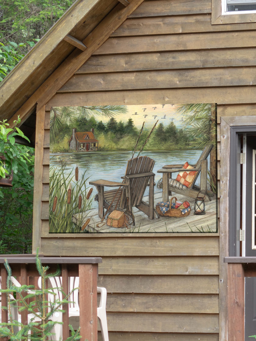 Lake Time Outdoor Wall Art