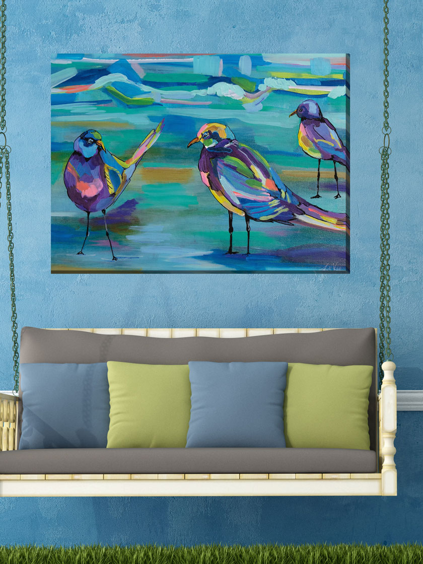 Seashore Shuffle Outdoor Wall Art
