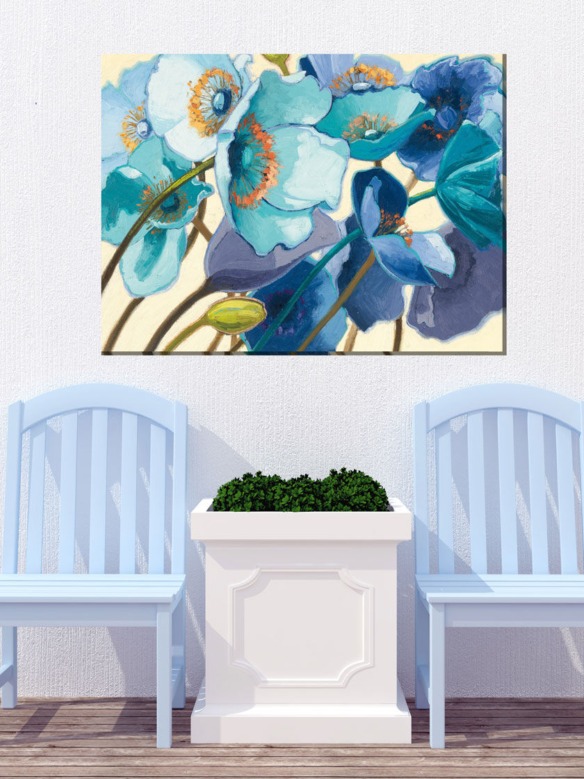 Breezy Blues Outdoor Wall Art