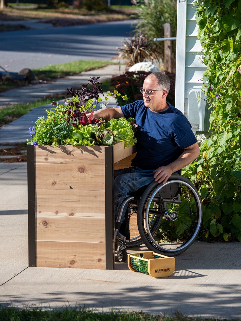 Wheelchair Accessible Elevated Garden Bed | Gardener's Supply
