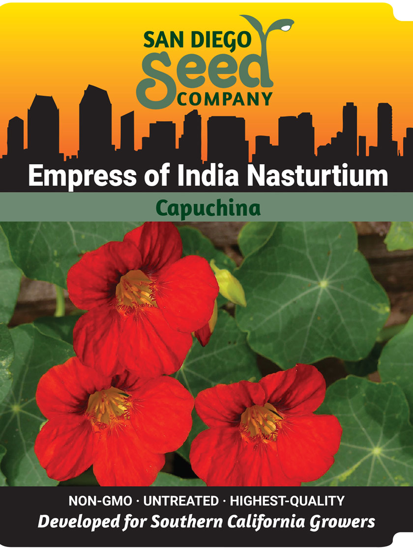 Empress of India Nasturtium Seeds