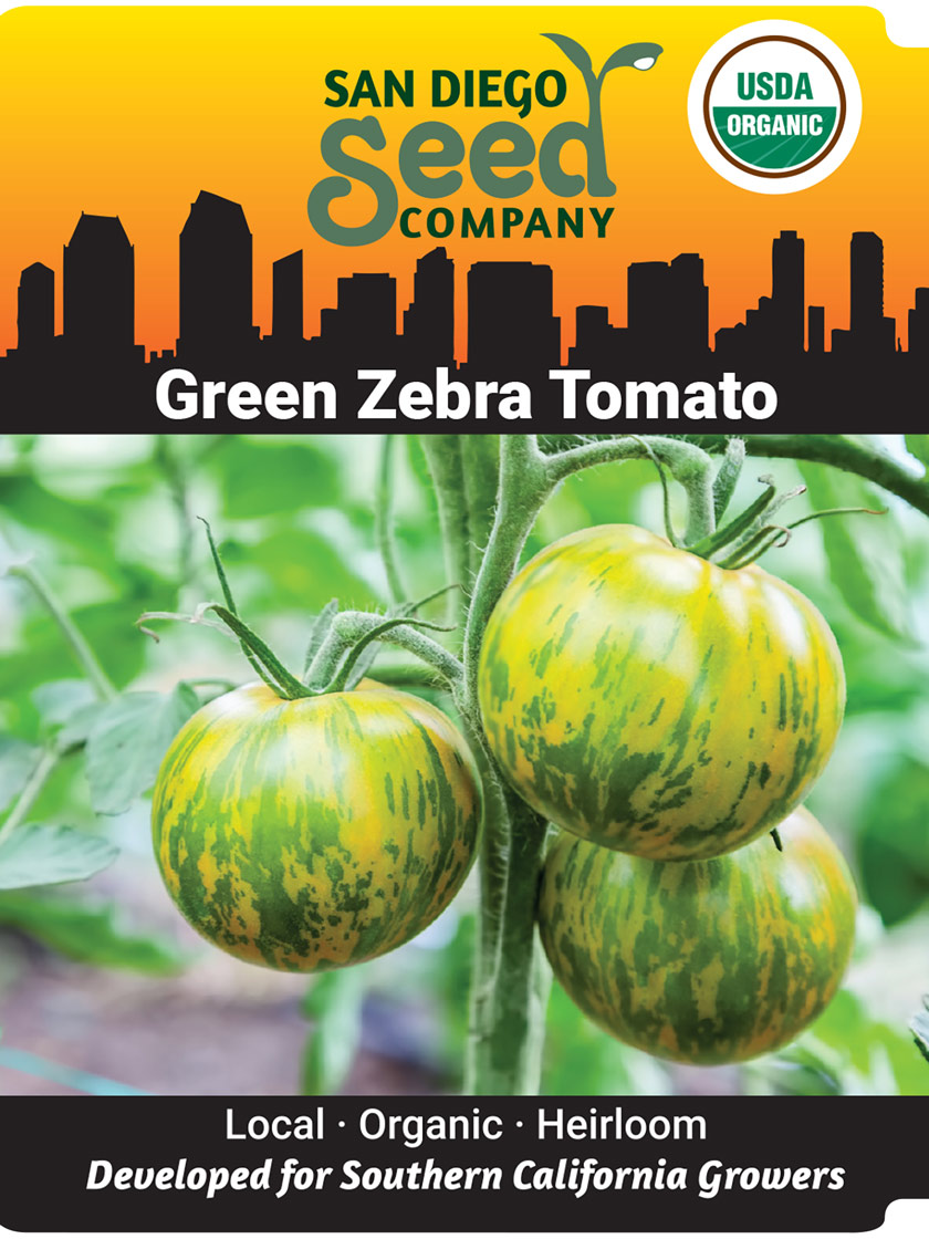 Green Zebra Tomato Organic Seeds