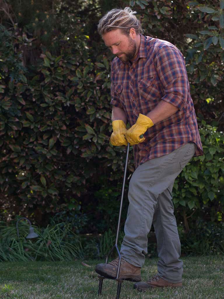 Yard Butler Lawn Coring Aerator Gardener s Supply
